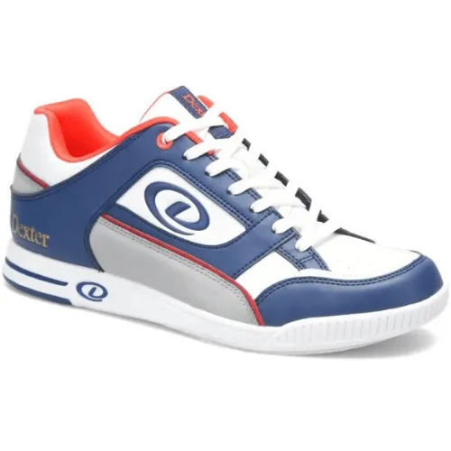 Dexter Mens Royal Navy/White/Grey Bowling Shoes