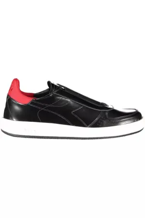 Diadora Black Fabric Sneaker