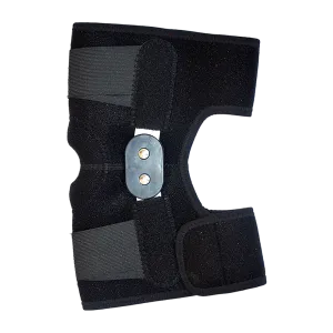 Double-Hinged Full Knee Support Brace with Crisscross Bands