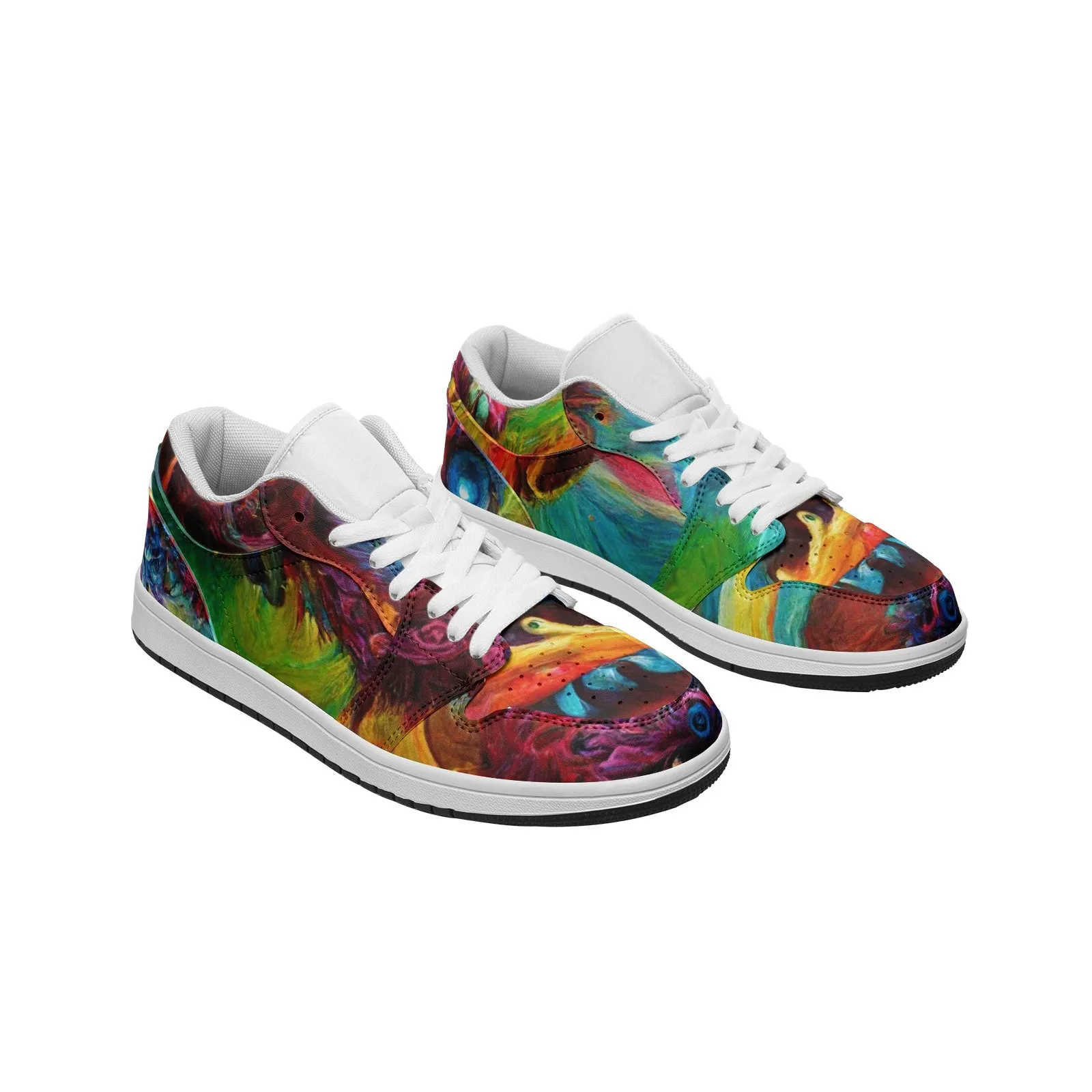 Dragon Unisex Low Top Leather Sneakers | Michael Garfield