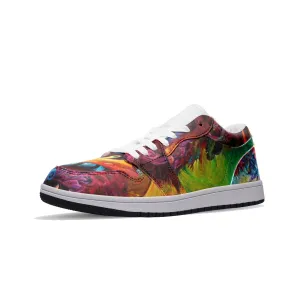 Dragon Unisex Low Top Leather Sneakers | Michael Garfield