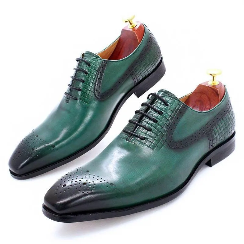 Dress Shoes -  Ryder Leather Lace-Up Men Shoes