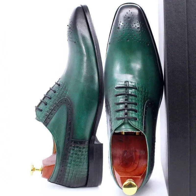 Dress Shoes -  Ryder Leather Lace-Up Men Shoes