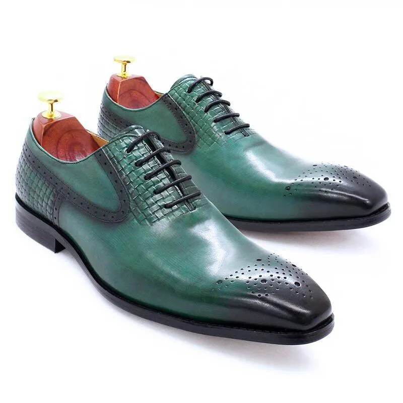 Dress Shoes -  Ryder Leather Lace-Up Men Shoes