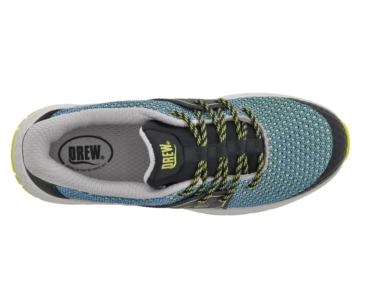 Drew Blondie Women's Athletic Walking Shoe In Teal Combo