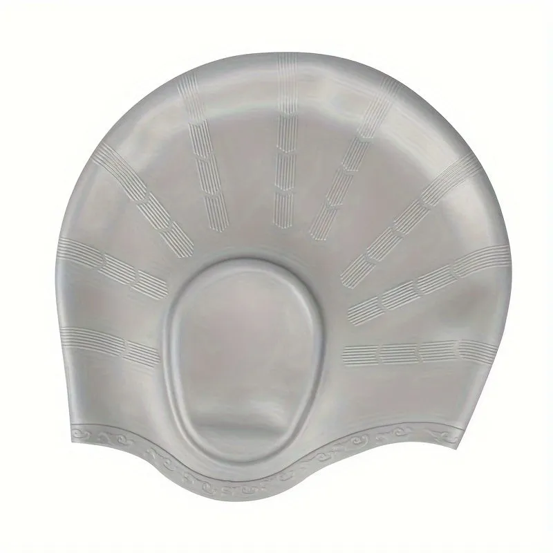 Durable Silicone Swimming Cap for Long Hair  Nonslip  Comfortable