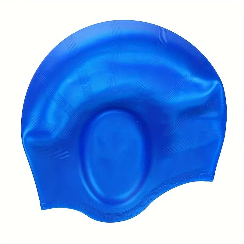 Durable Silicone Swimming Cap for Long Hair  Nonslip  Comfortable