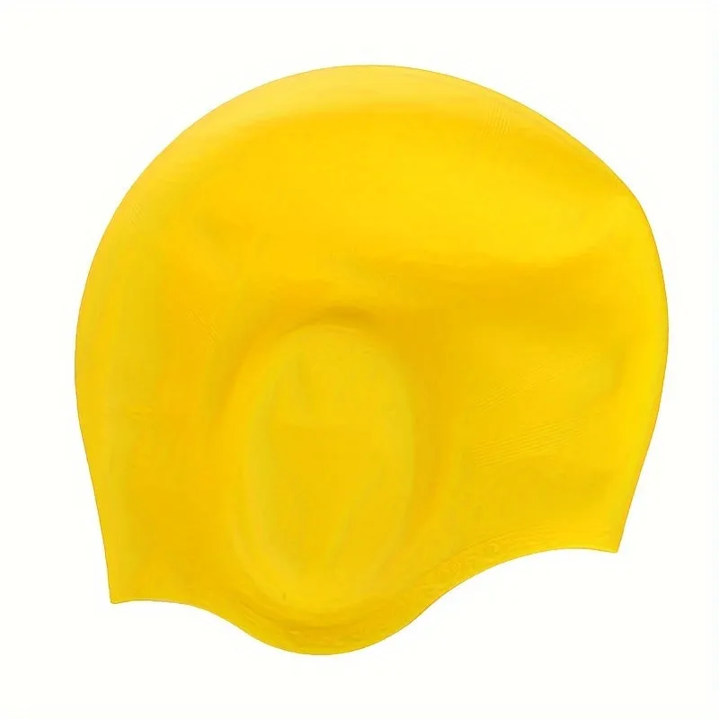 Durable Silicone Swimming Cap for Long Hair  Nonslip  Comfortable