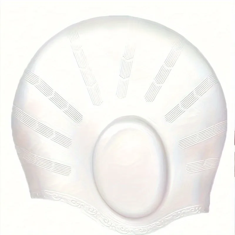 Durable Silicone Swimming Cap for Long Hair  Nonslip  Comfortable