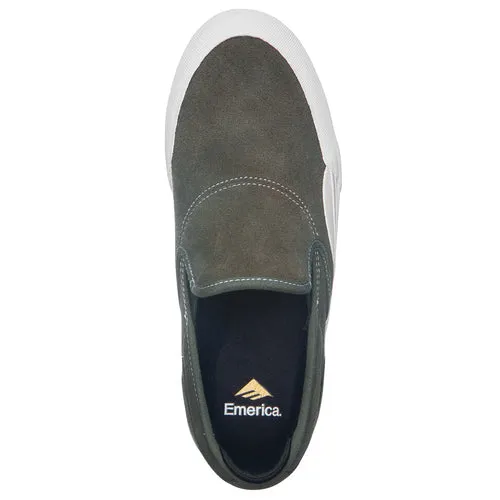 Emerica Shoes Wino G6 Slip-On Olive/White Mens