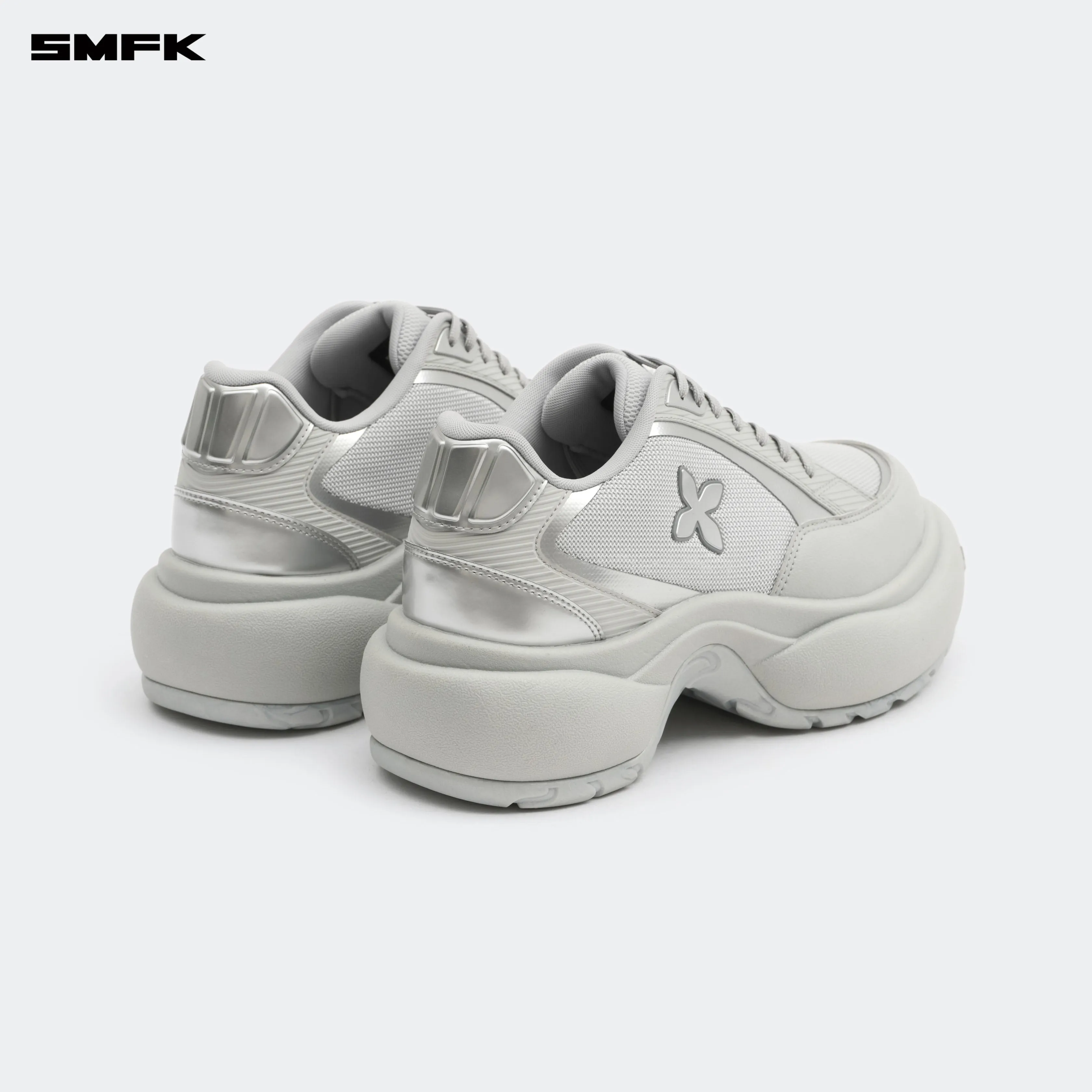 FUTURE RIPPLE Thick-soled Sneaker In Gray