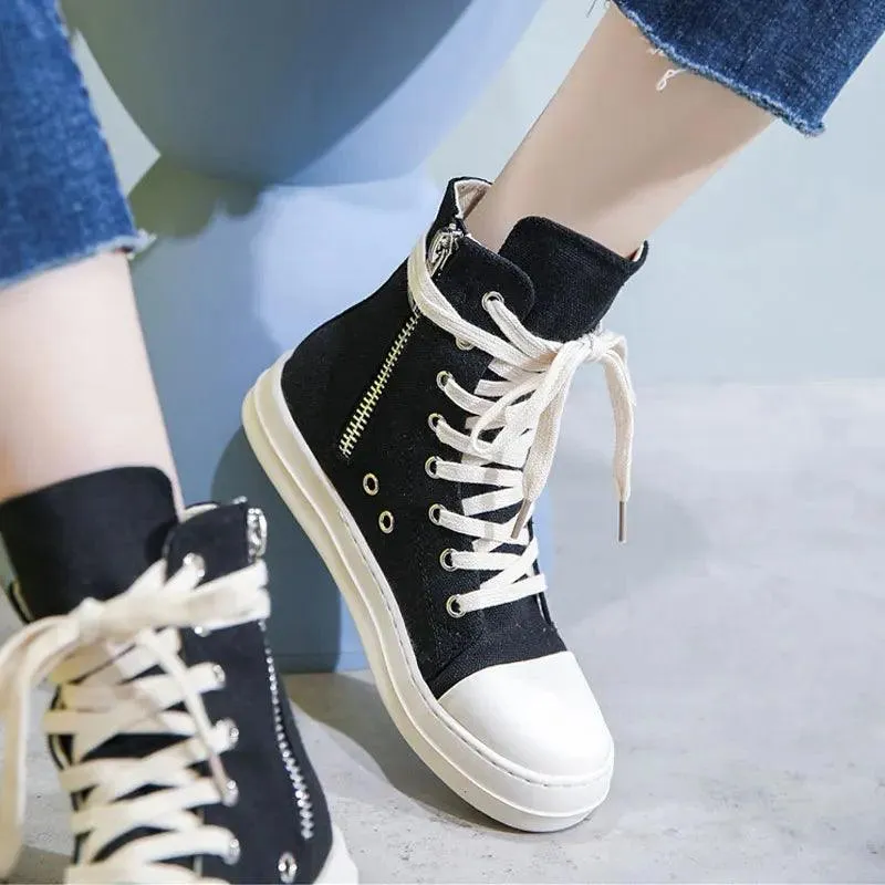 G21 Women's Casual Shoes - Canvas High Top Sneakers