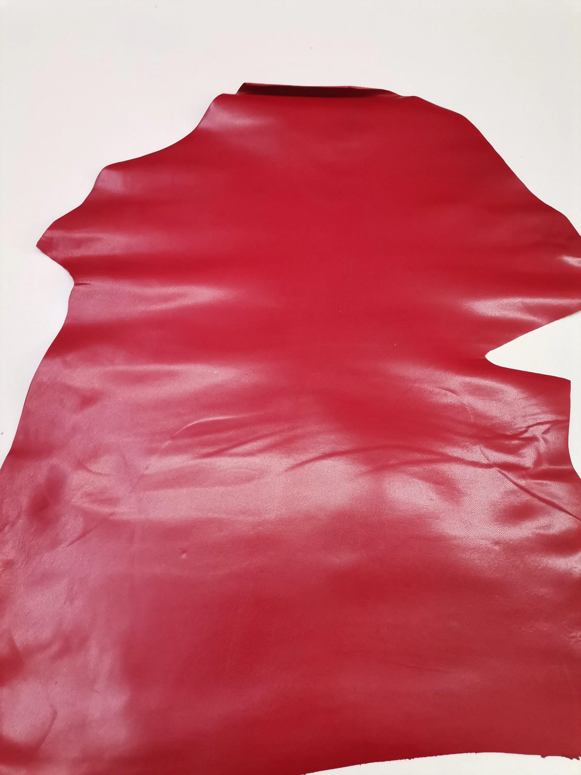 Goat skin glazed lining, Genuine goat hide thin finished leather thick 0,7mm( 1 1/2 oz)