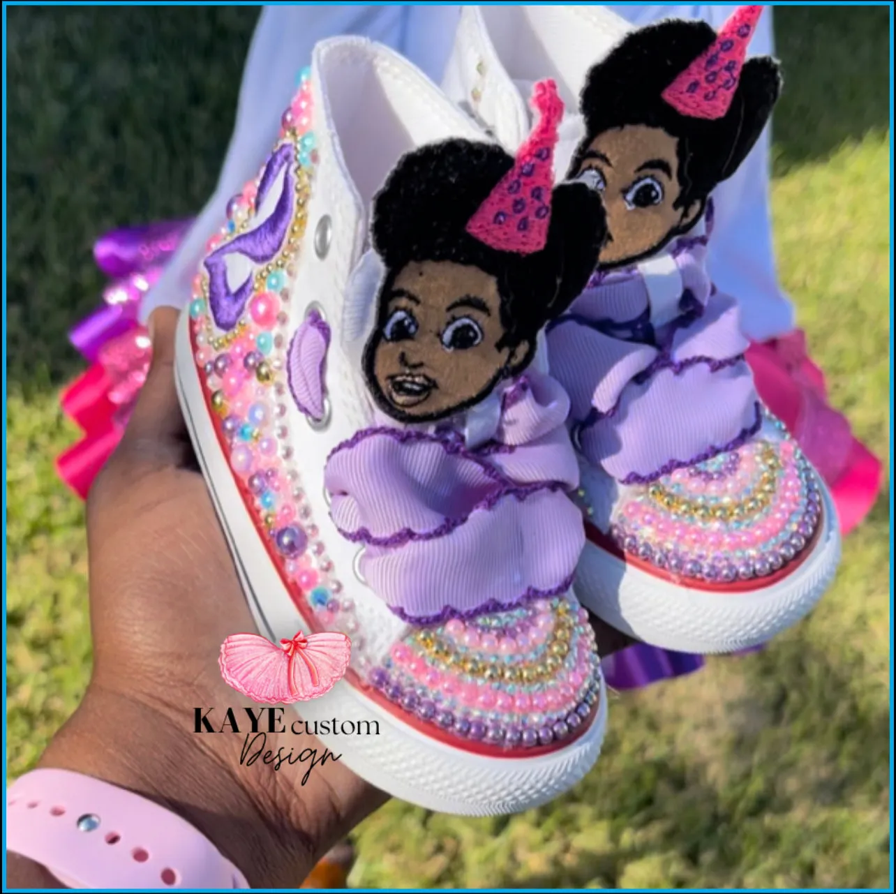 Gracie’s Corner Shoes | Pink Bling Rhinestone Shoes