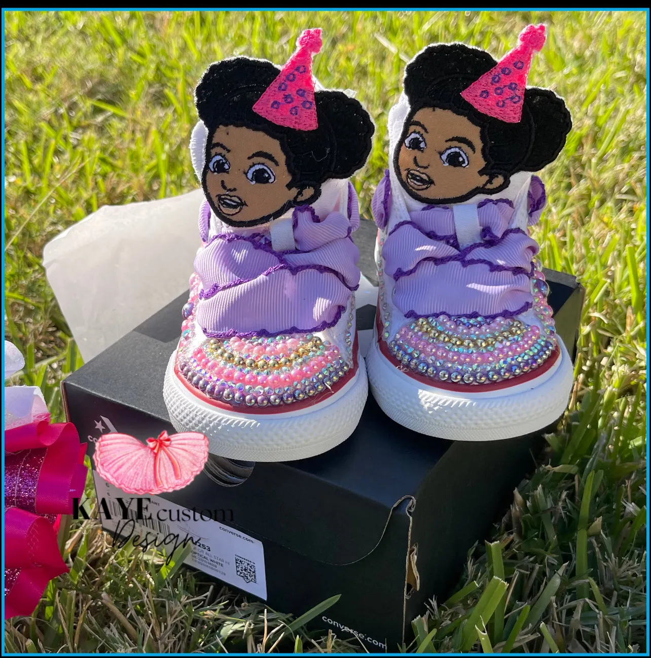 Gracie’s Corner Shoes | Pink Bling Rhinestone Shoes