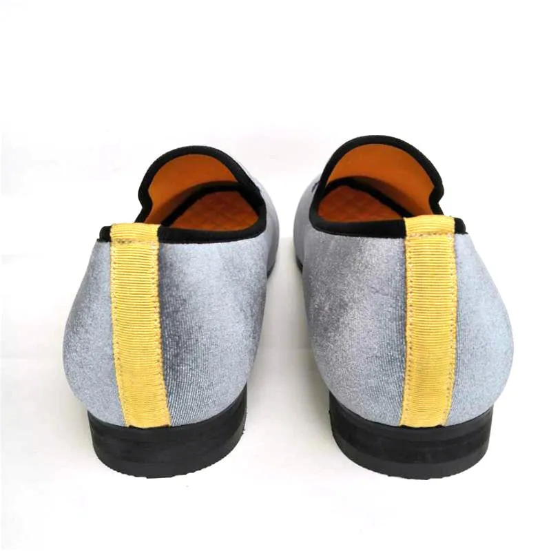 Grey Anchor Loafers Shoes