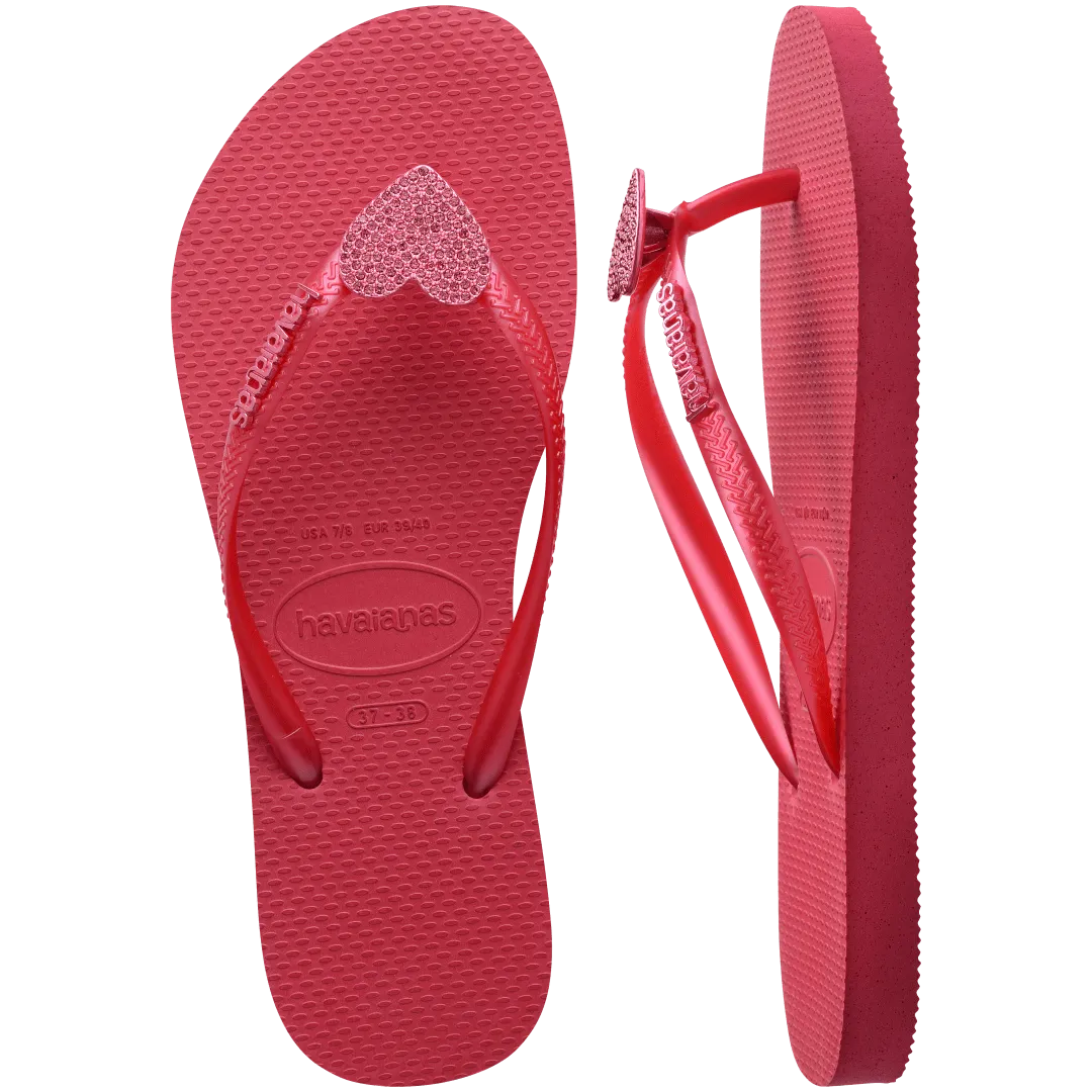 Havaianas Kids' Crystal Charm Slim Flip Flop