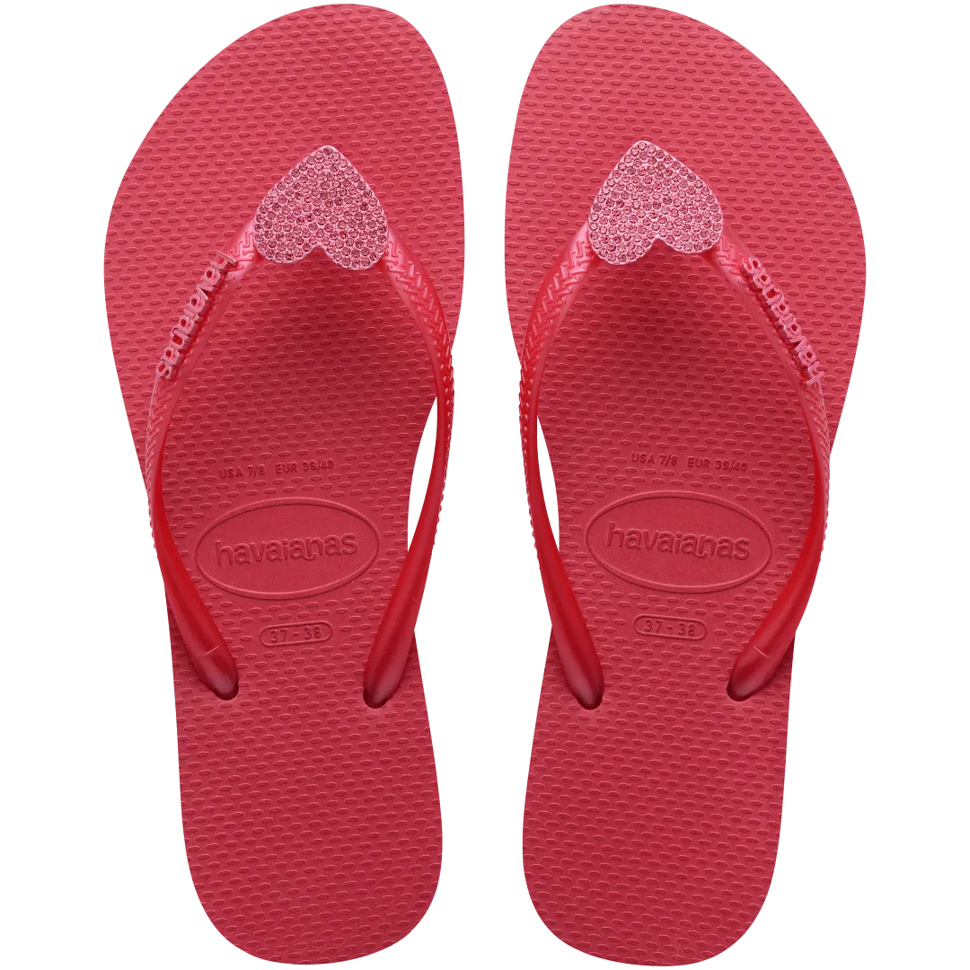 Havaianas Kids' Crystal Charm Slim Flip Flop