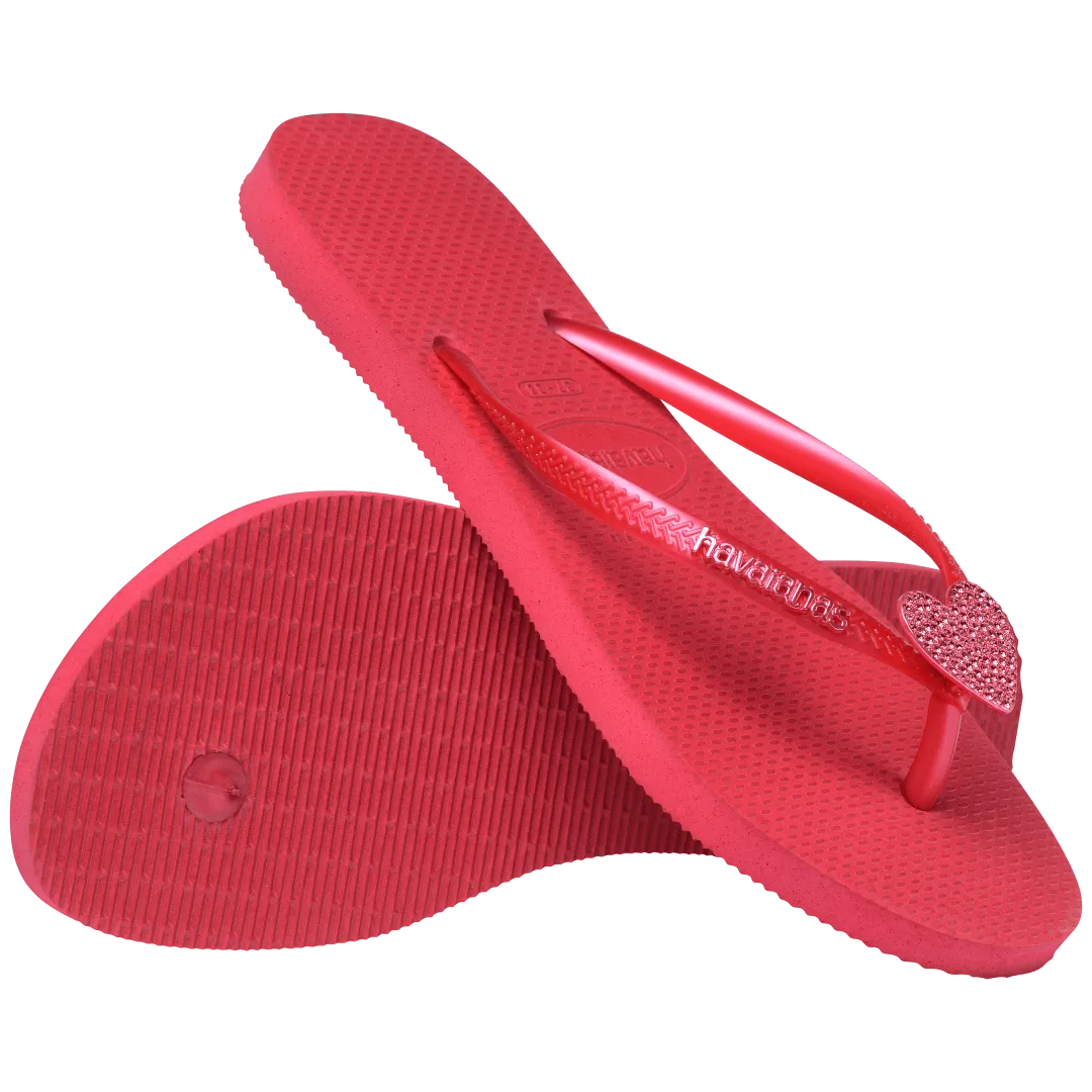 Havaianas Kids' Crystal Charm Slim Flip Flop