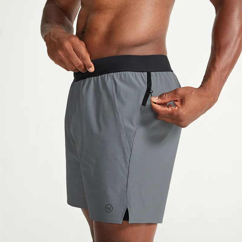 Heather Grey ANY-WEAR™ Short | Smart Apparel