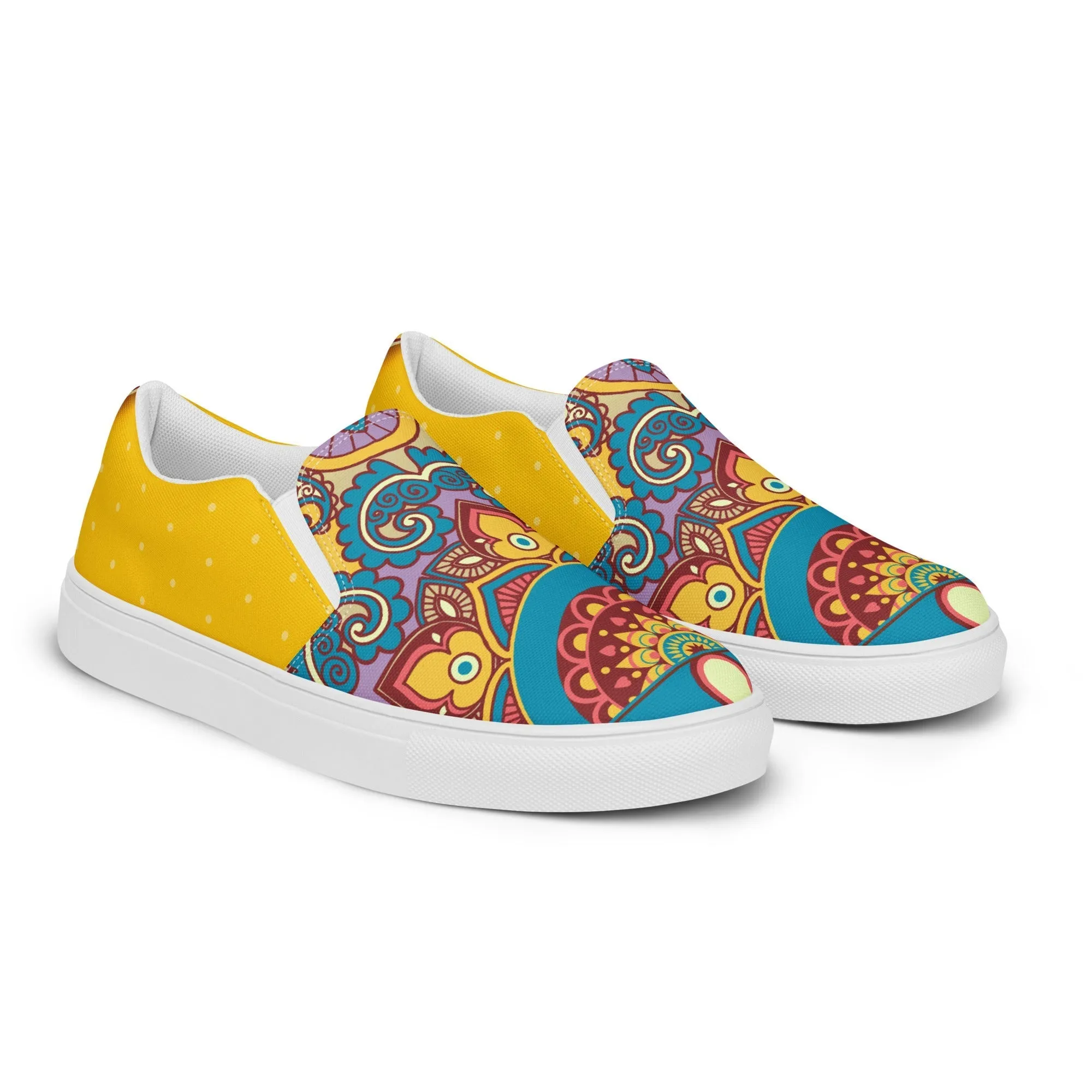 Heena Women’s Slip-On Canvas Sneakers