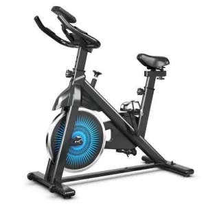 Indoor Silent Belt Drive Adjustable Resistance Cycling Stationary Bike