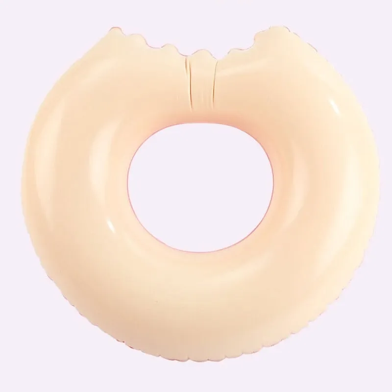 Inflatable Donut Pool Float Swimming Circle Ring