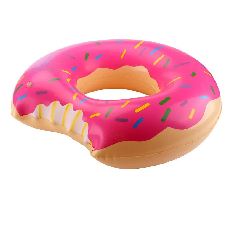 Inflatable Donut Pool Float Swimming Circle Ring