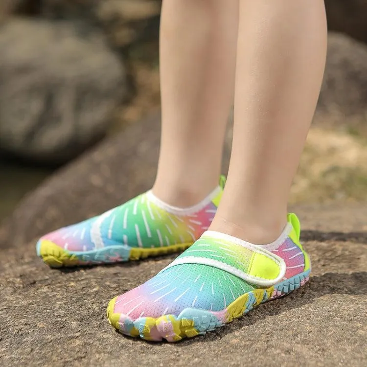 Kids Lightweight Quick-Dry Aqua Barefoot Swim Shoes for Beach Fun