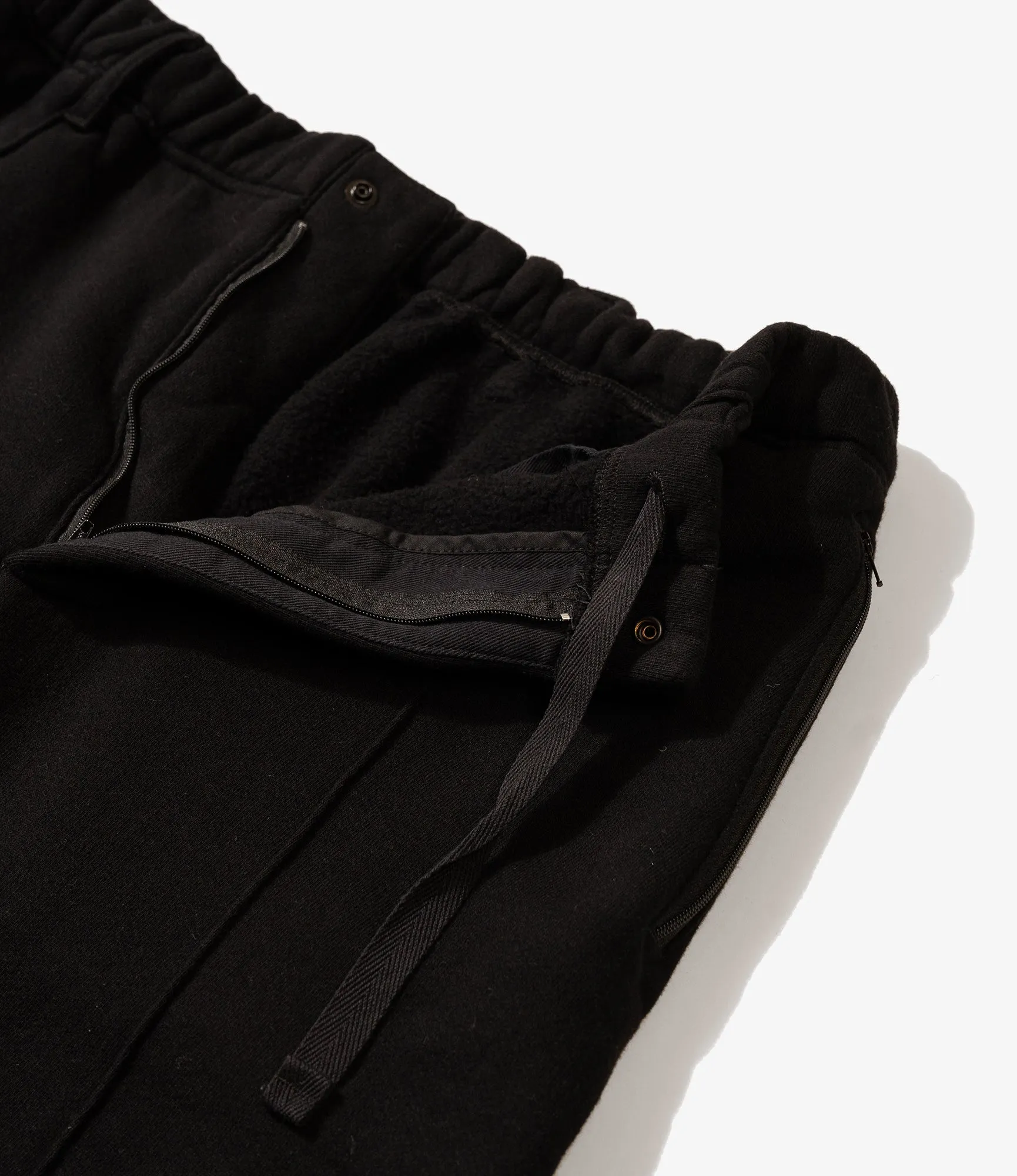 Knit Leisure Pant – Black 12oz Cotton Fleece