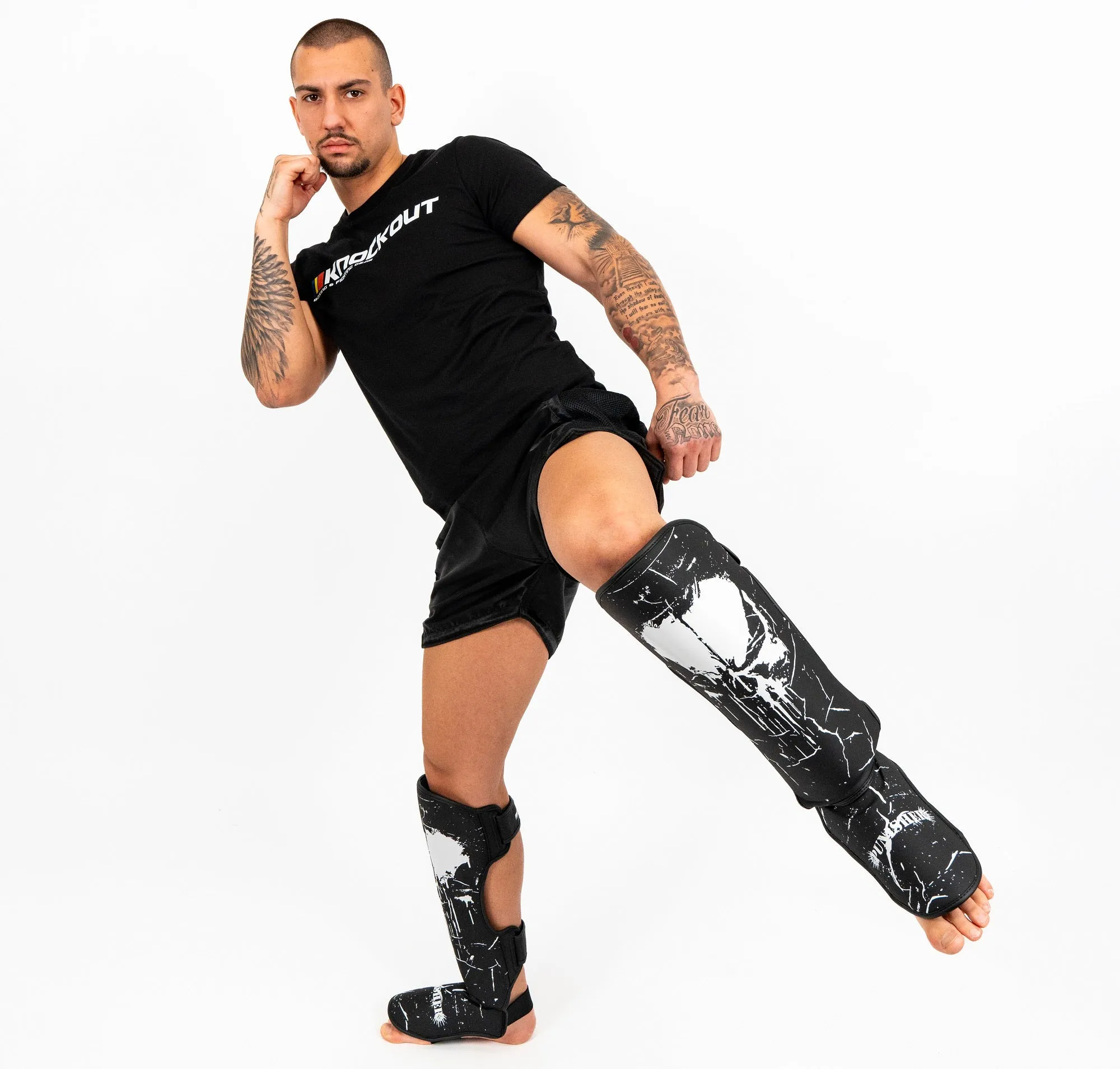 Knockout Punisher 2.0 Kickboxing Shin Guards