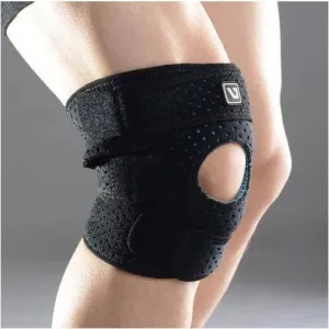 Liveup Sports Adjustable Slimline Knee Support Black