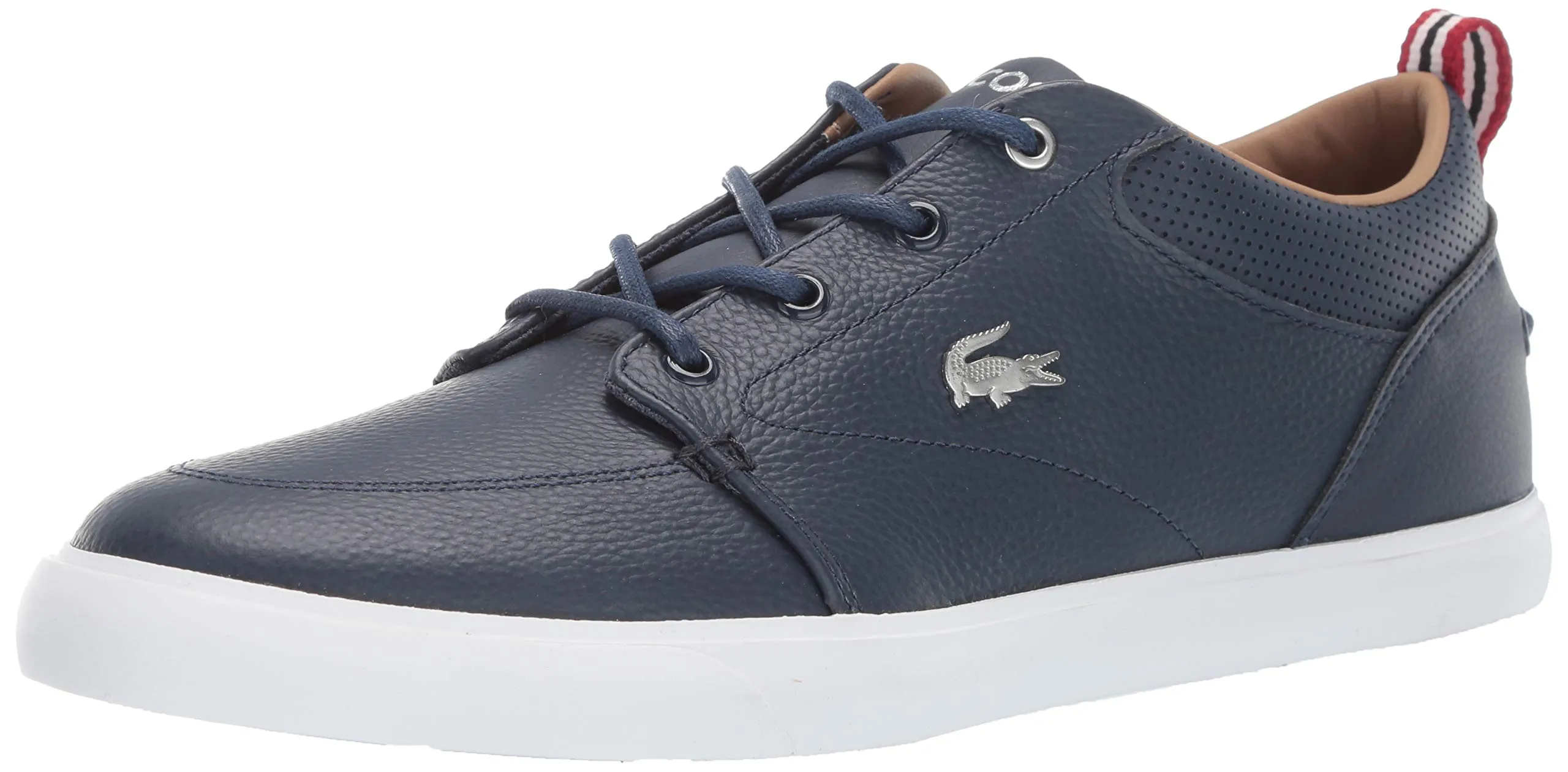 Men's Shoes Lacoste BAYLISS 119 Leather Sneakers 37CMA0073092 NAVY / WHITE