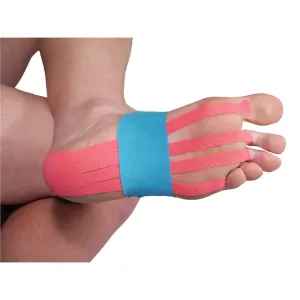 More Mile Pre-Cut Foot Support Kinesiology Tape - Blue