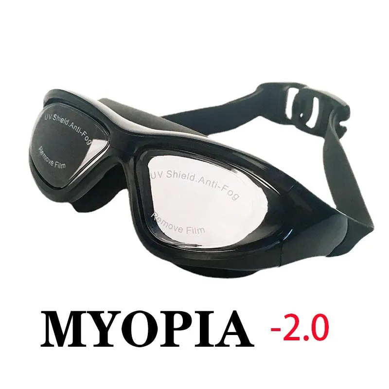 Myopia Swimming Goggles Anti-Fog Waterproof