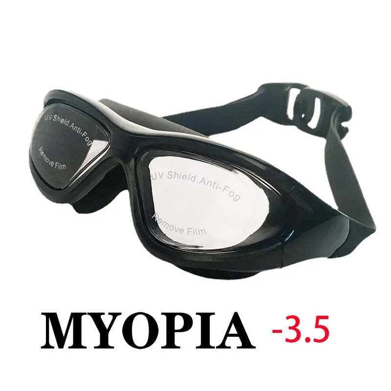 Myopia Swimming Goggles Anti-Fog Waterproof