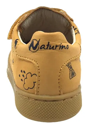 Naturino Boy's and Girl's Bree Sneaker Tennis Shoes, Zucca Mustard