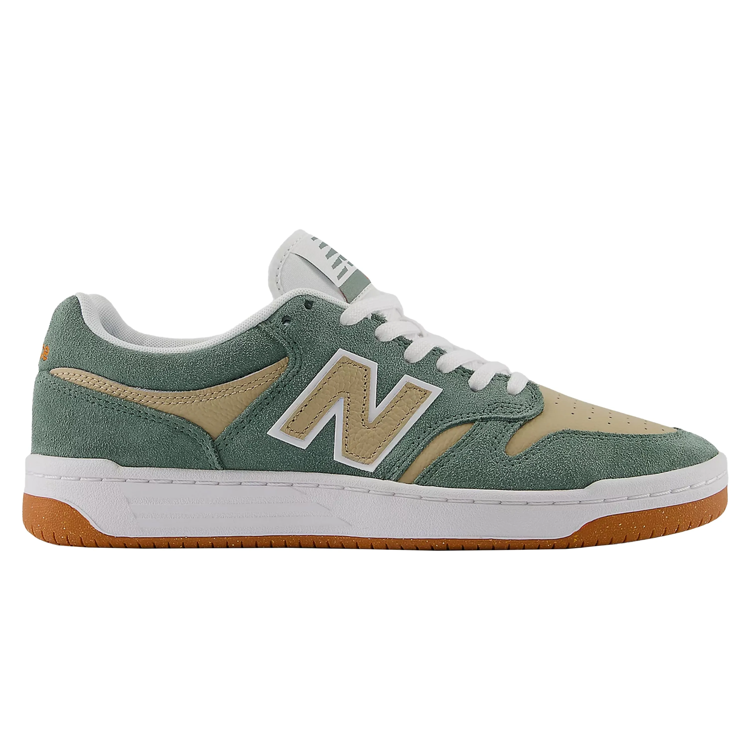 NB NUMERIC 480 SUEDE GREEN / WHITE