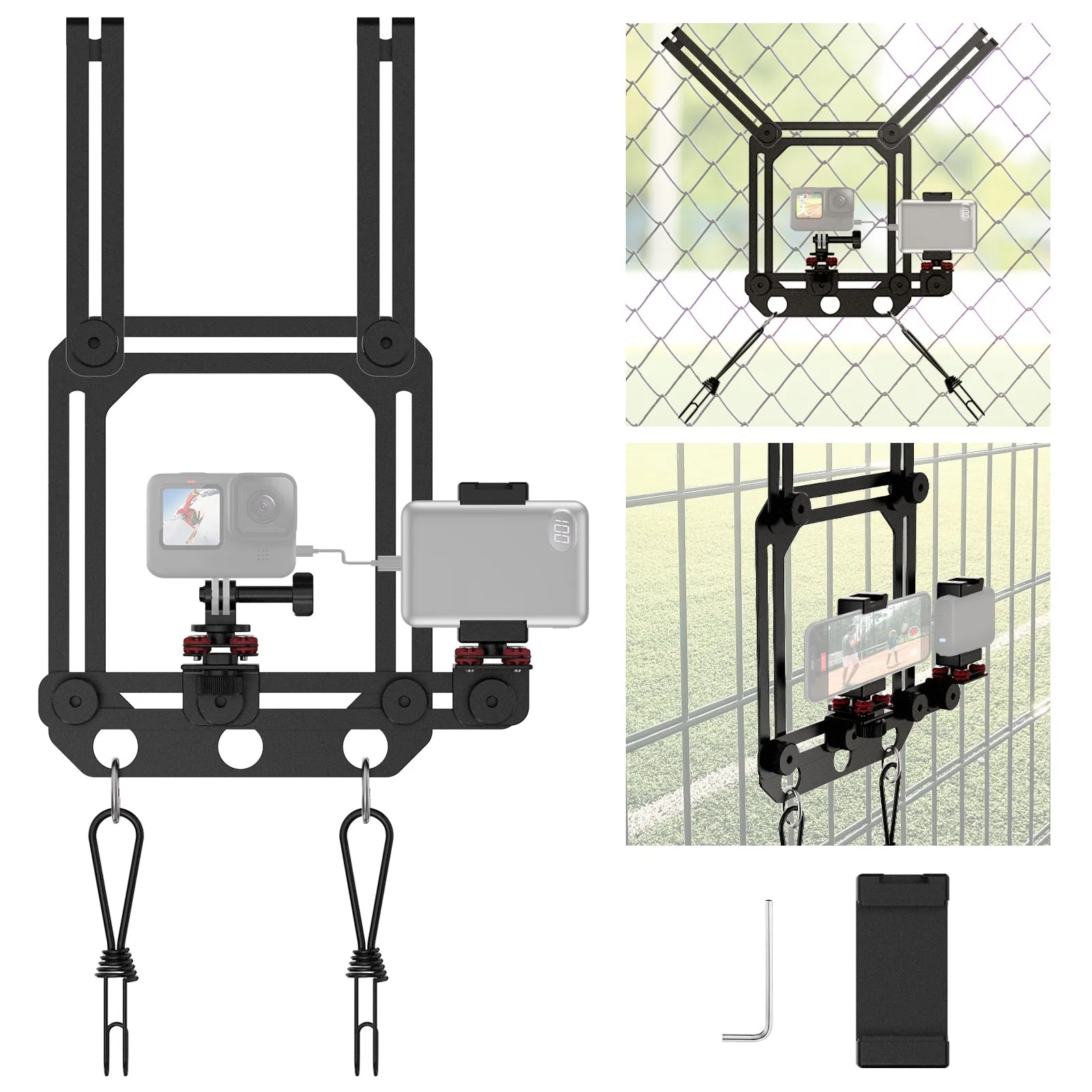 NEEWER PA022 Fence Mount for Action Camera