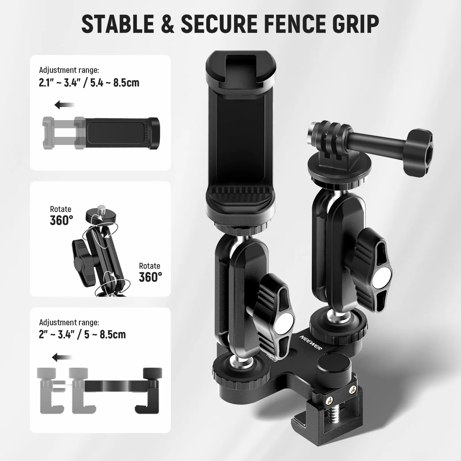 NEEWER PA025 Camera Fence Mounting Kit