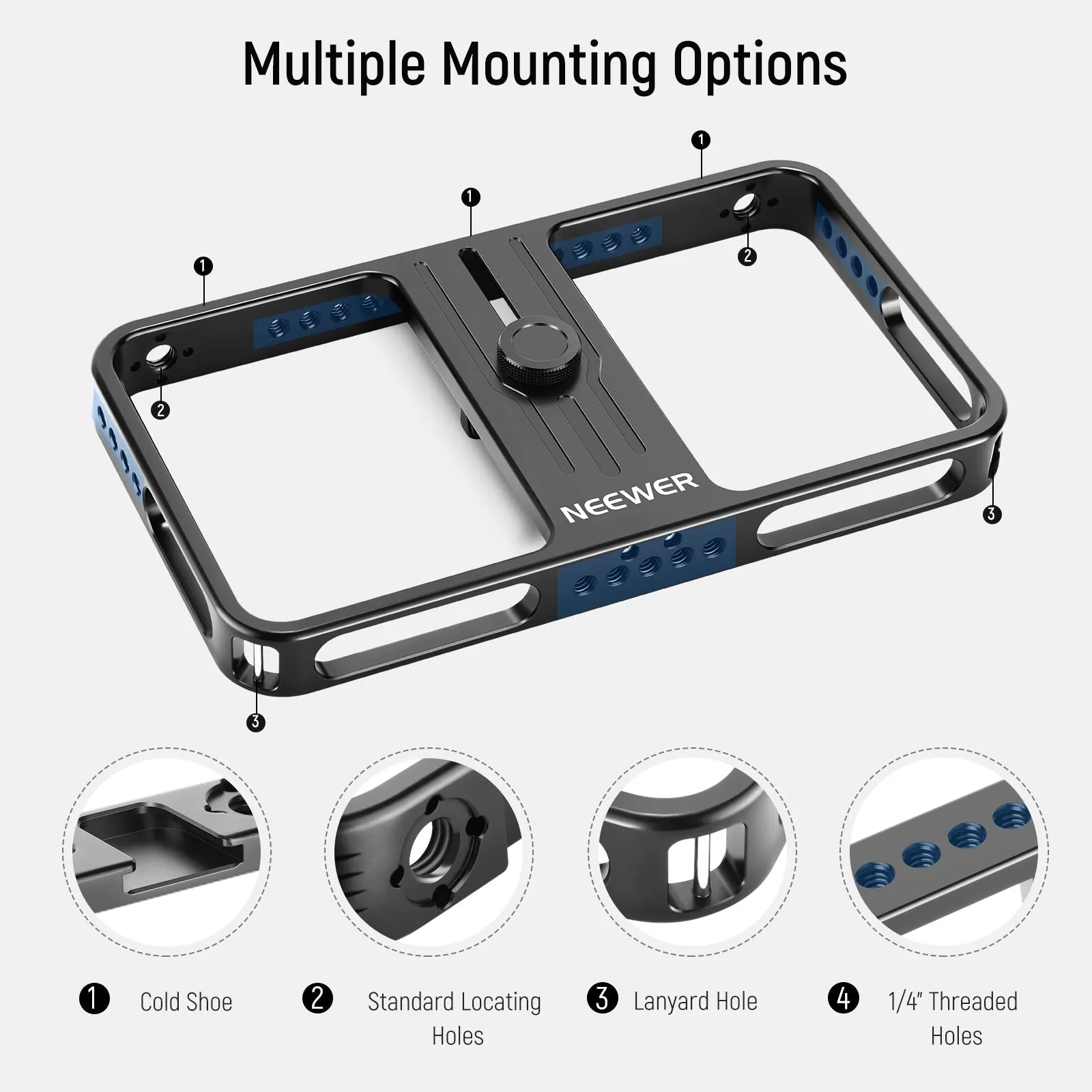 NEEWER Phone Stabilizer Video Rig Kit(CG100   VS105)