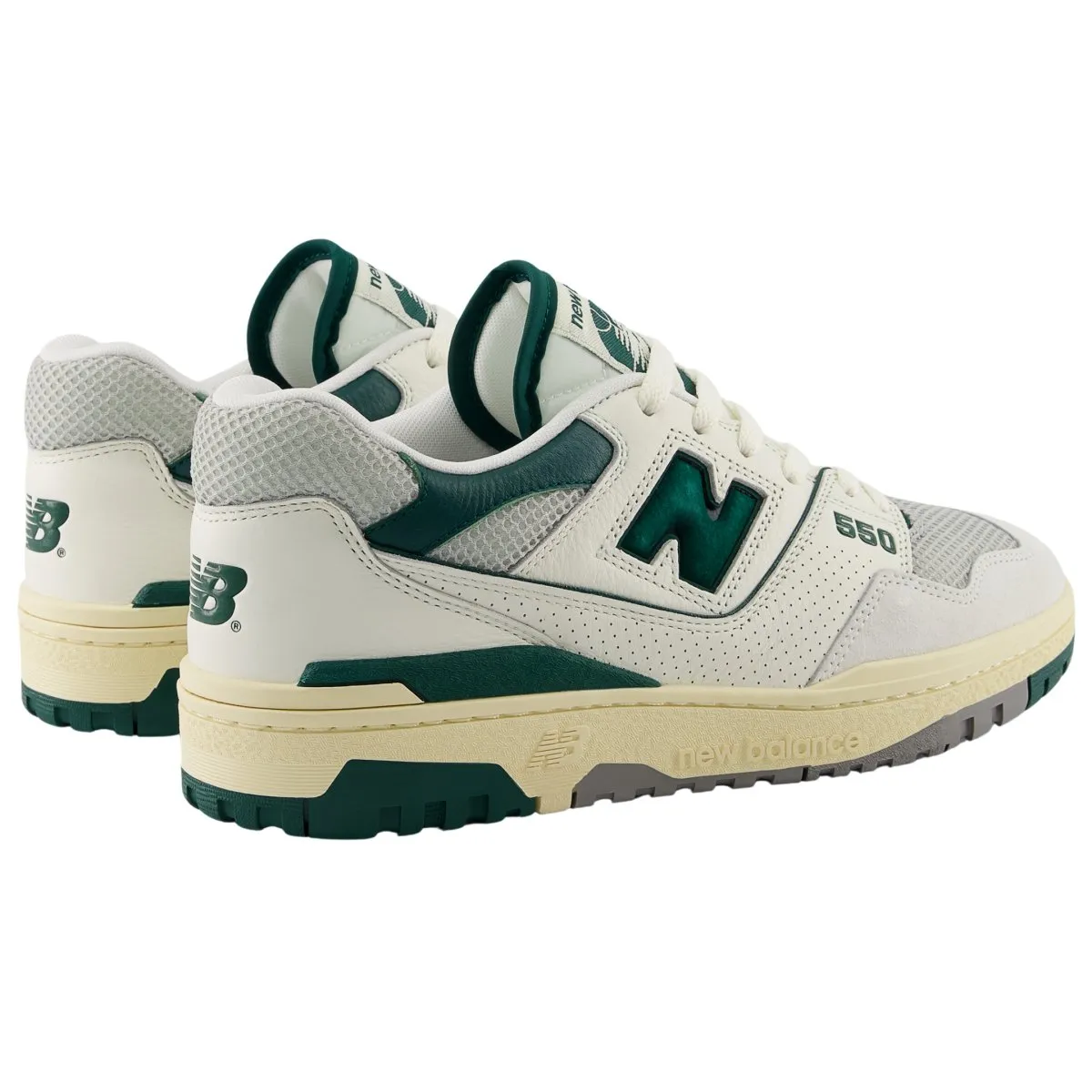 New Balance Men's BB550CPE Sea Salt/Green