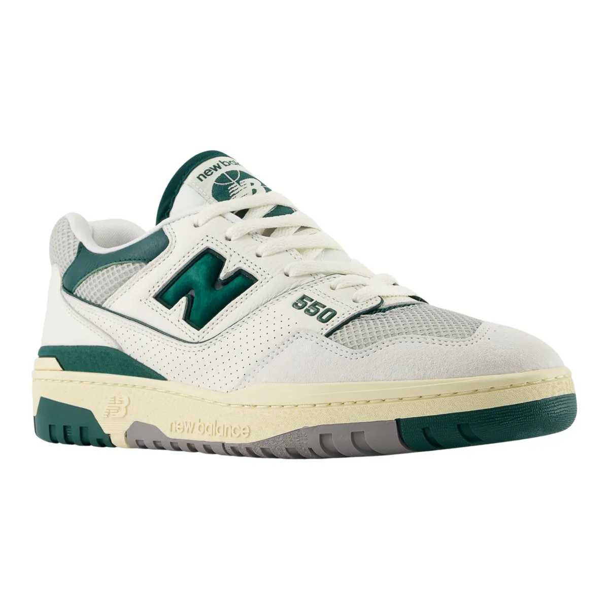 New Balance Men's BB550CPE Sea Salt/Green