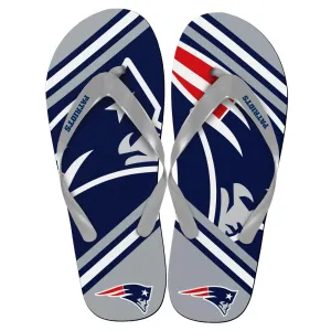 New England Patriots NFL Unisex Big Logo Flip Flops