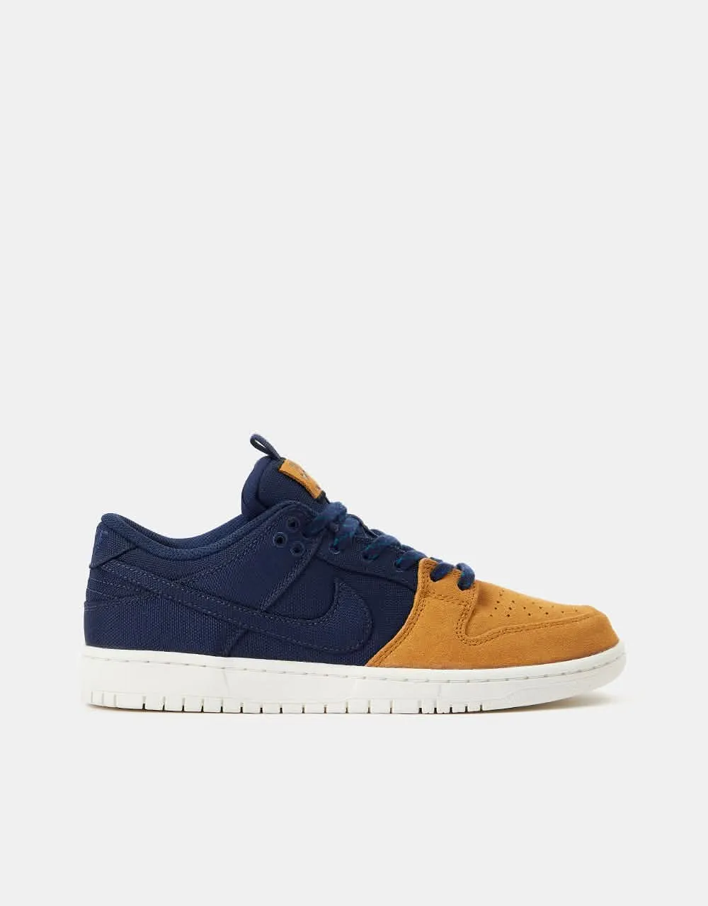 Nike SB Dunk Low Pro Premium Skate Shoes - Midnight Navy/Midnight Navy-Desert