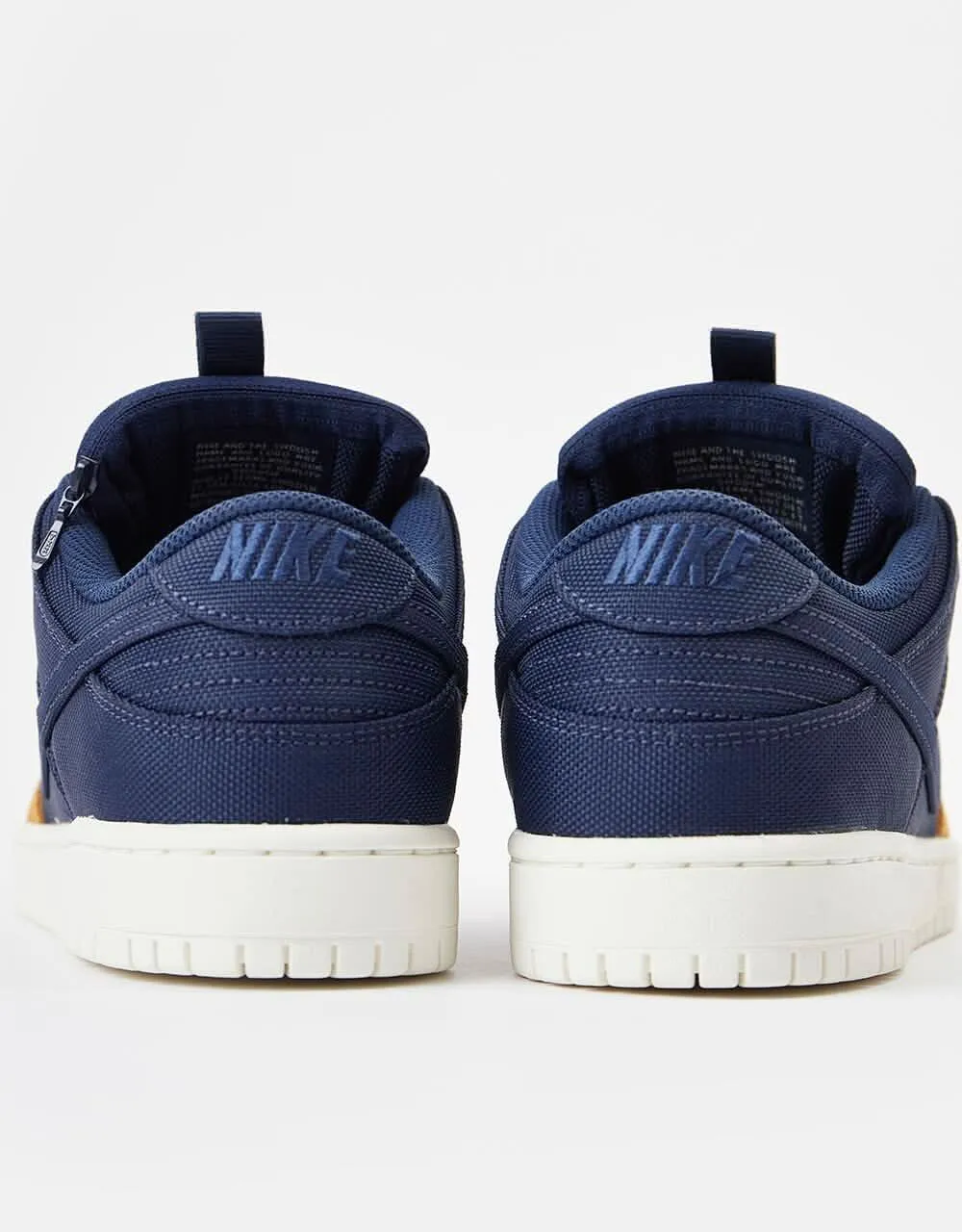 Nike SB Dunk Low Pro Premium Skate Shoes - Midnight Navy/Midnight Navy-Desert