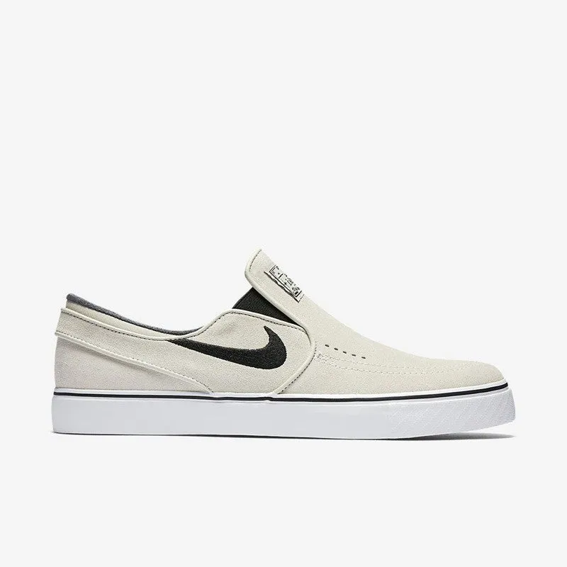 Nike Shoes SB Zoom Stefan Janoski Slip-On - Light Bone/Black-White-Black