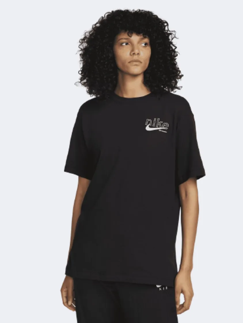 Nike W Nsw Tee Oc 1 Bf Women Lifestyle T-Shirt Black