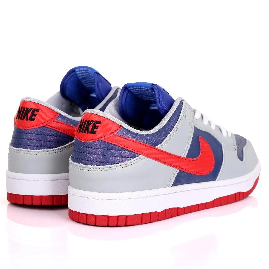 NK Force Dunk Low Multi Color Logo Designed  Men's Sneakers