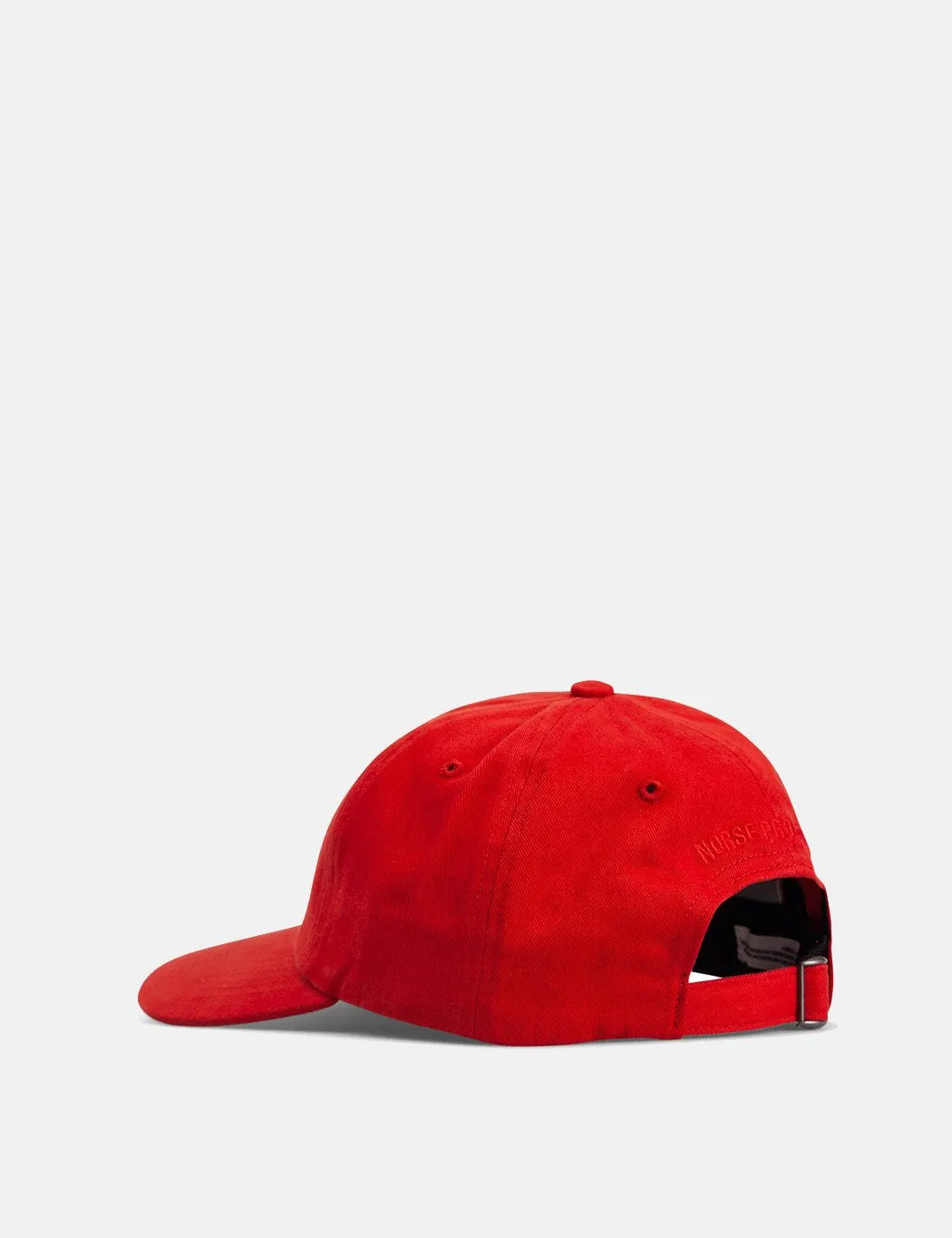 Norse Projects Twill Sports Cap - Askja Red